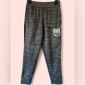 Boys Small 6/7 Dri-Fit Black & Heathered Grey Athletic Nike Sweatpants Joggers
